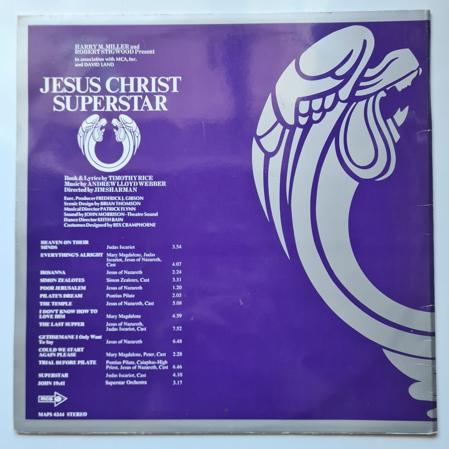 Various – Jesus Christ Superstar (Original Australian Cast Recording) - 1972 (1st Pressing) - Vinyl Record LP - Sound Hound Records