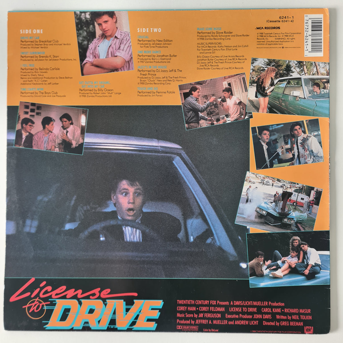 Various – License To Drive: Original Motion Picture Soundtrack - 1988 - Vinyl Record LP - Sound Hound Records