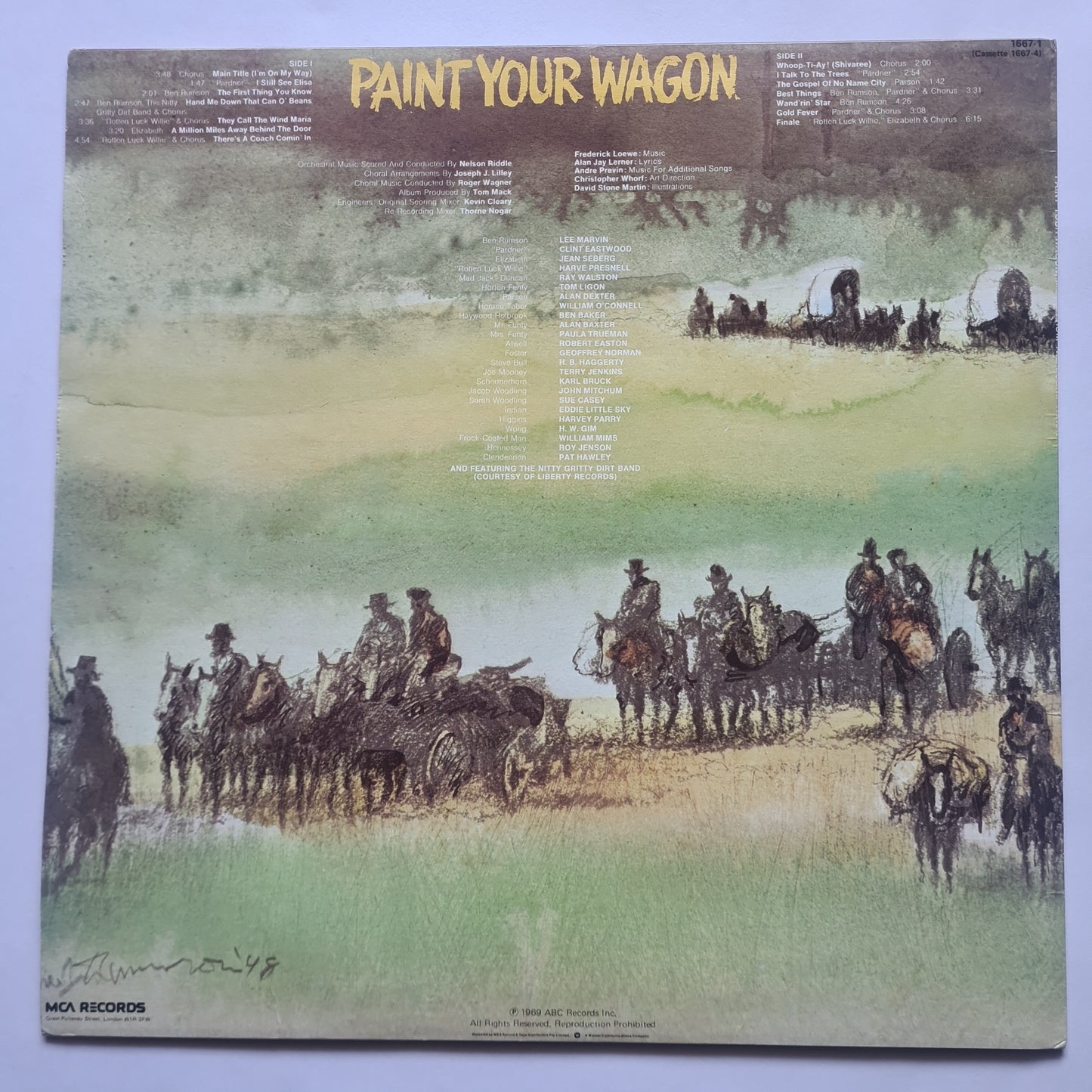 Various – Paint Your Wagon - Music From The Soundtrack- 1969 - Vinyl Record - Sound Hound Records