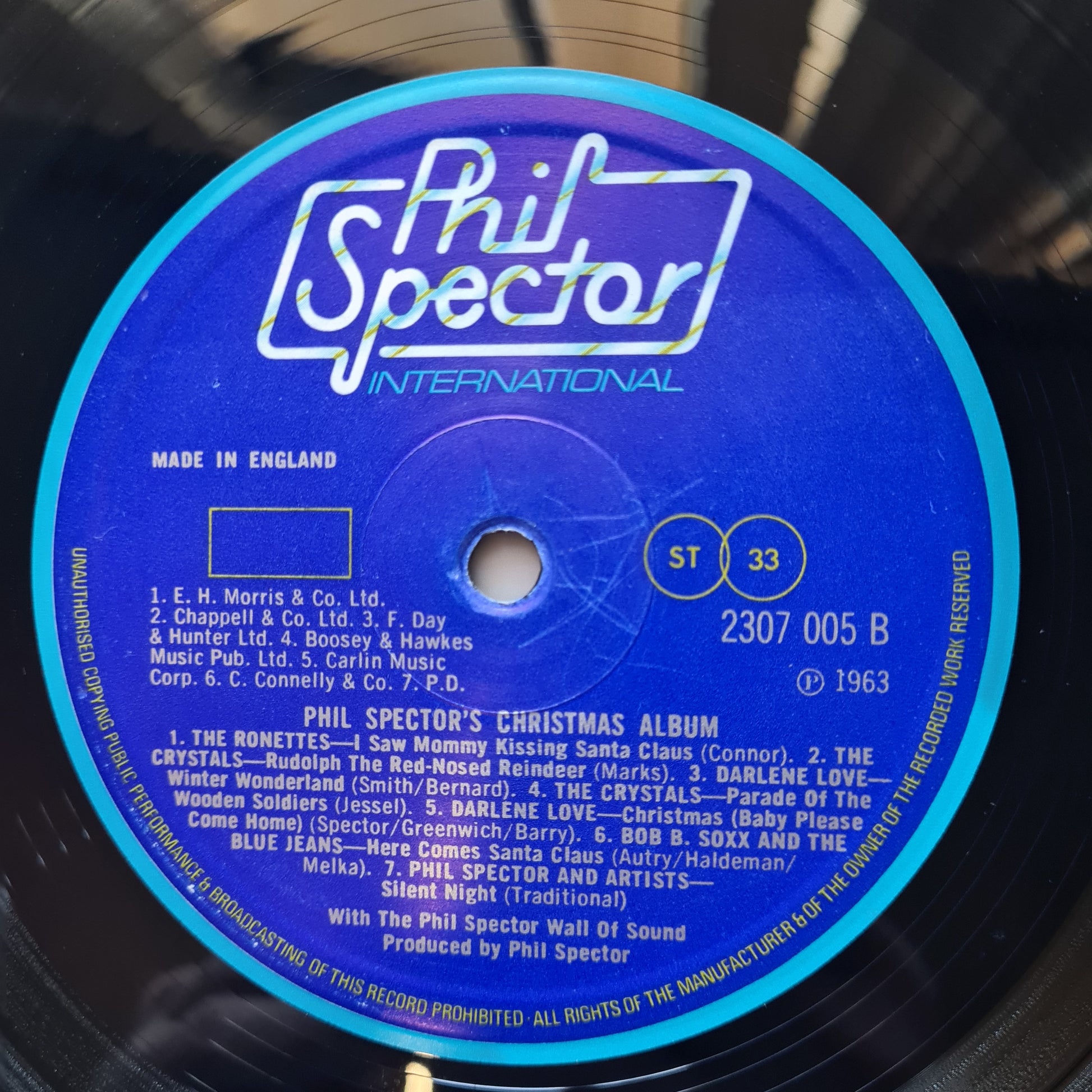 Various – Phil Spector's Christmas Album - 1975 - Vinyl Record LP - Sound Hound Records