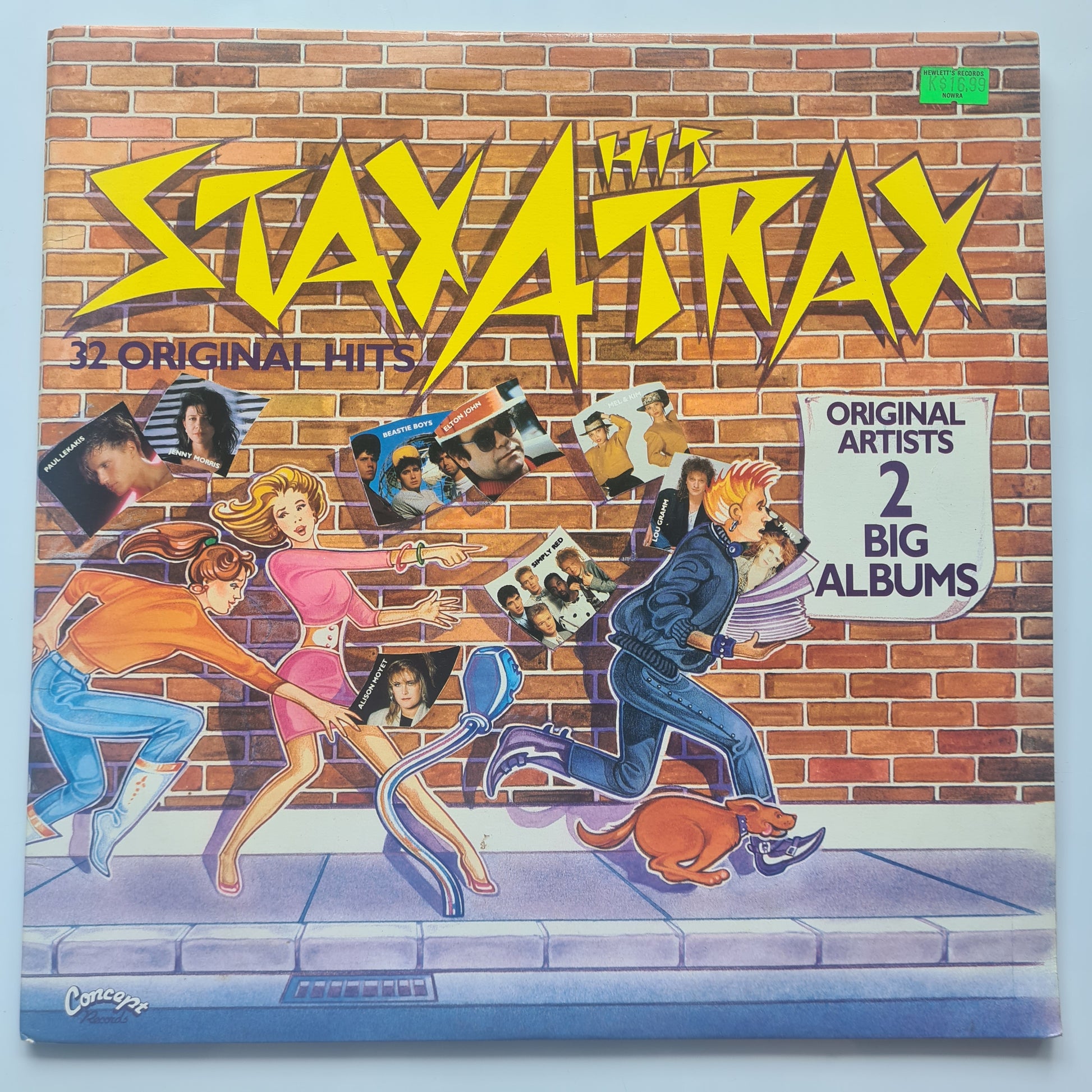 Various – Stax 'A' Hit Trax - 1987 - Vinyl Record 2LP - Sound Hound Records