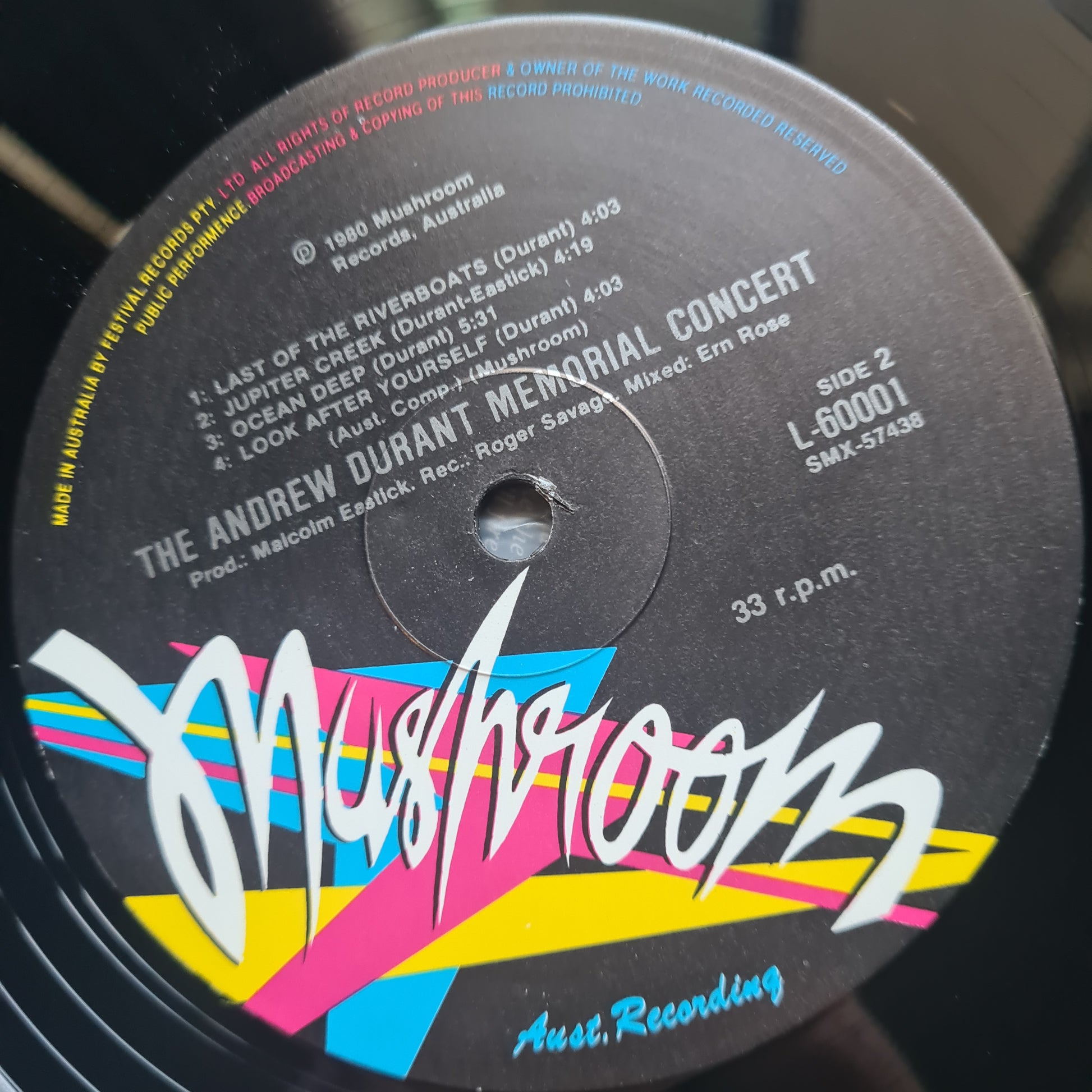 Various – The Andrew Durant Memorial Concert  - 1980 (Gatefold) Vinyl Record 2LP - Sound Hound Records