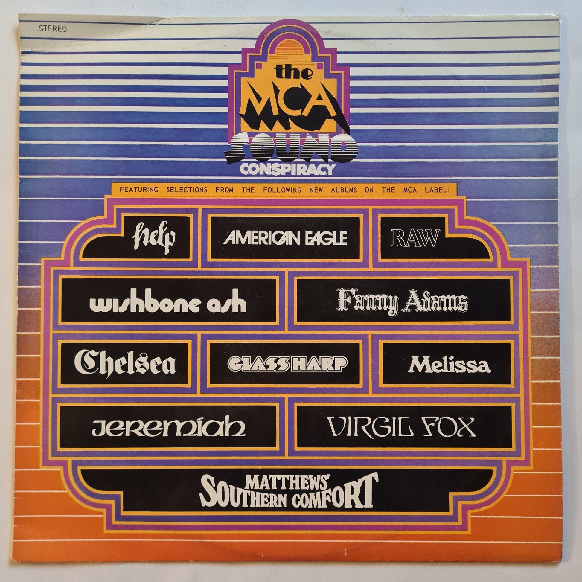 Various – The MCA Sound Conspiracy - 1971 - Vinyl Record LP (featuring: Chelsea w/ Peter Criss from KISS) - Sound Hound Records