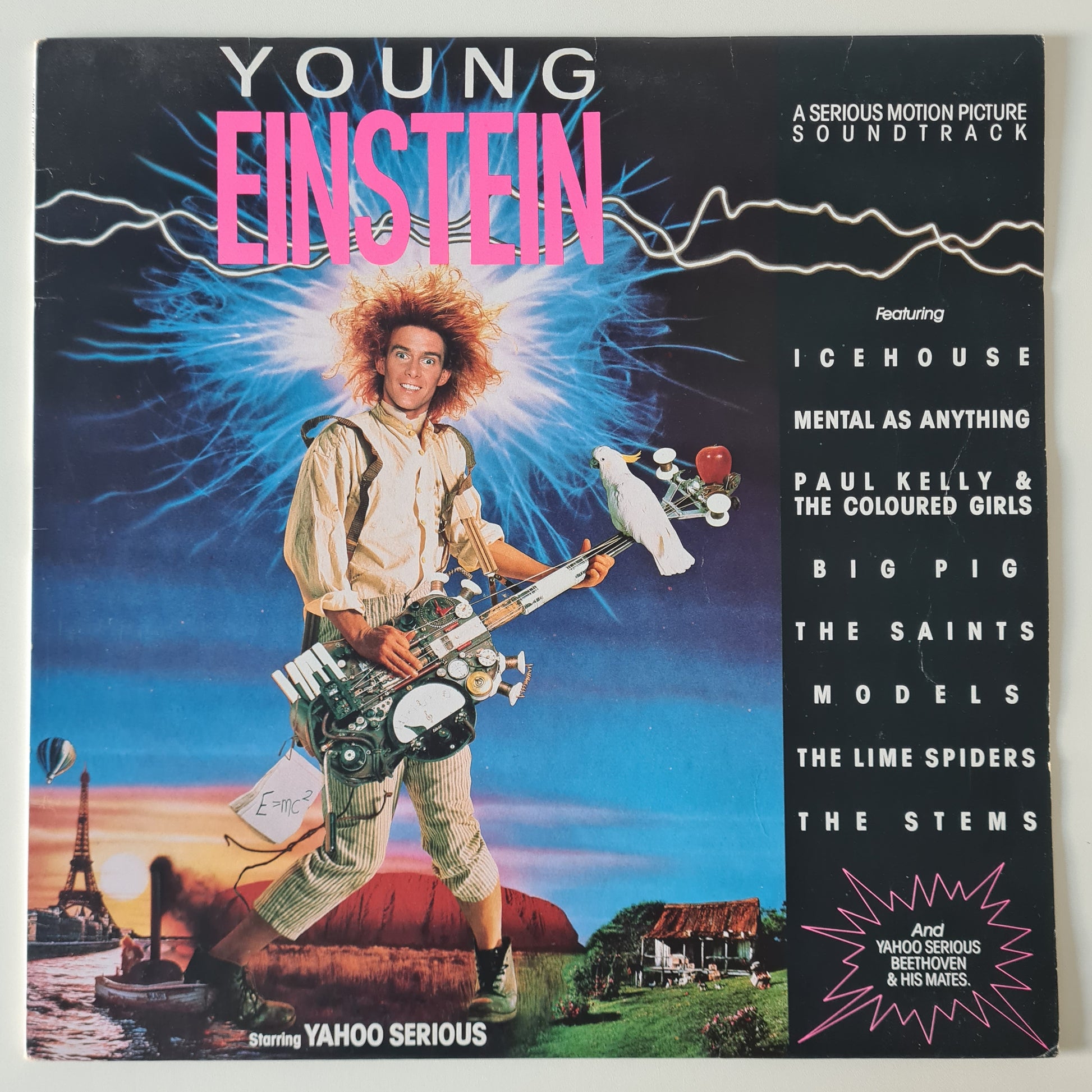 Various – Young Einstein (A Serious Motion Picture Soundtrack) - 1988 - Vinyl Record LP - Sound Hound Records