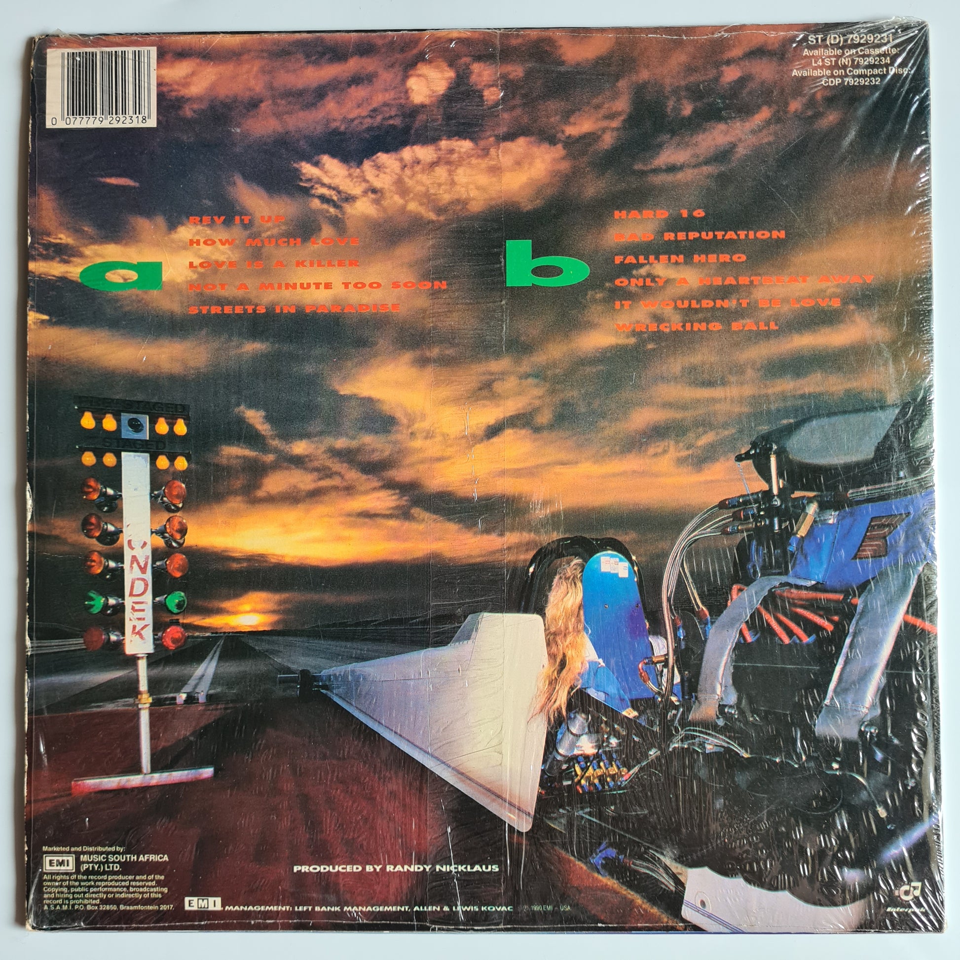 Vixen – Rev It Up - 1990 (South African Pressing) - Vinyl Record LP - Sound Hound Records