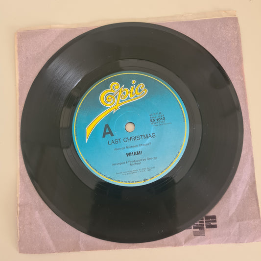 Wham (George Michael) – Last Christmas / Everything She Wants - 1984 - 7 inch Vinyl Record 45 Single - Sound Hound Records