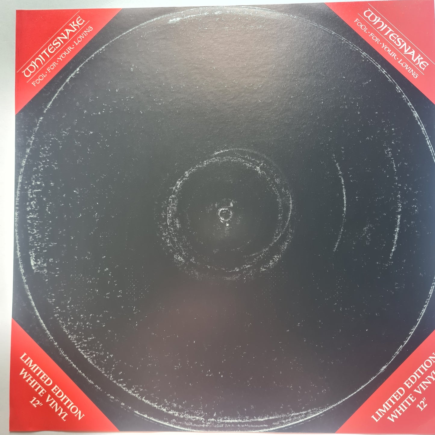 Whitesnake – Fool For Your Loving - 1989 - Vinyl Record (White vinyl Maxi Single) - Sound Hound Records
