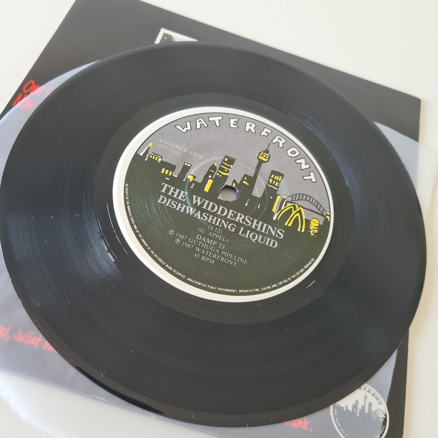 Widdershins – Now You Know / Dishwashing Liquid- 1987 - Vinyl Record 7" Single 45 - Sound Hound Records