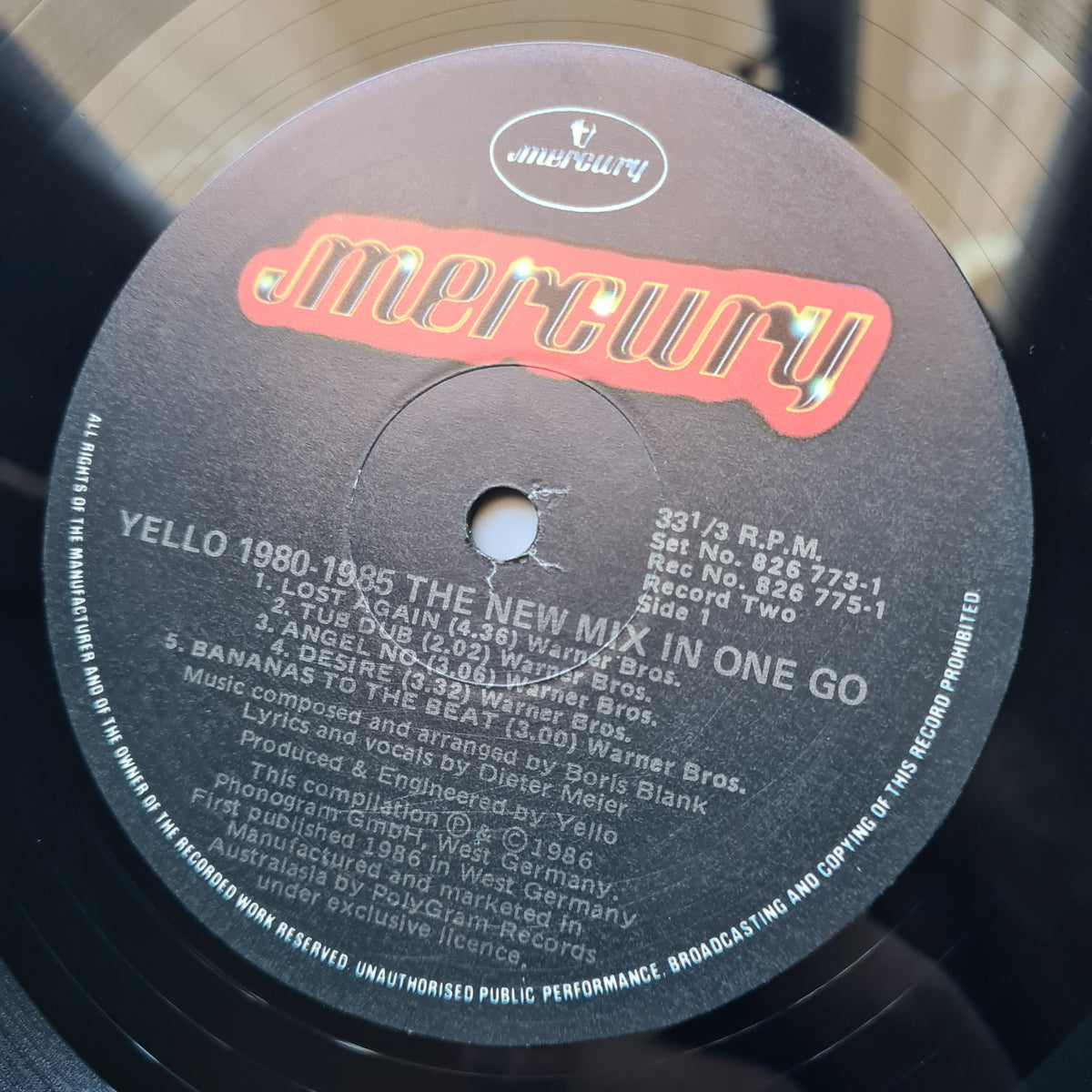 Yello – 1980 to 1985 The New Mix In One Go - 1986 - Vinyl Record 2LP - Sound Hound Records