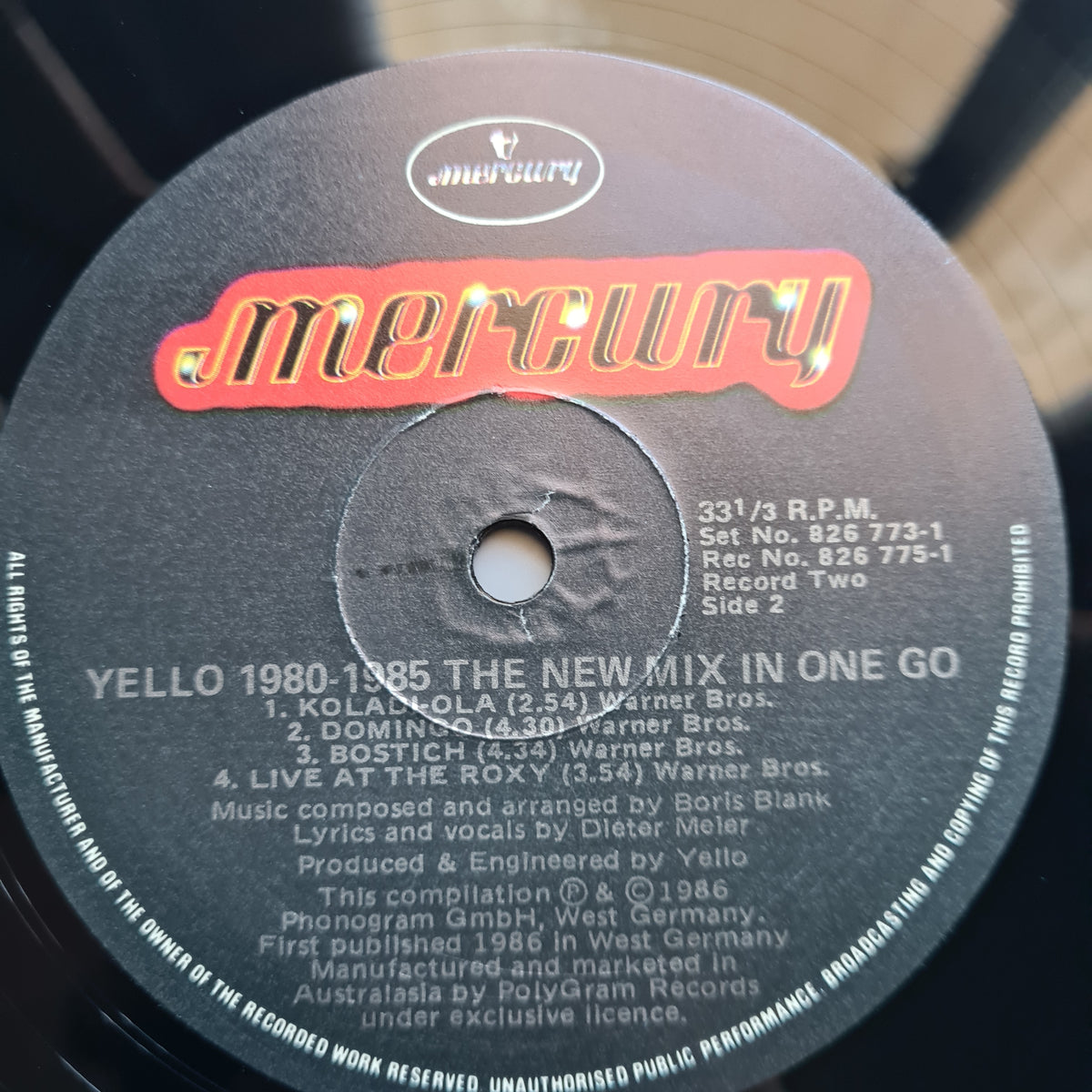 Yello – 1980 to 1985 The New Mix In One Go - 1986 - Vinyl Record 2LP - Sound Hound Records