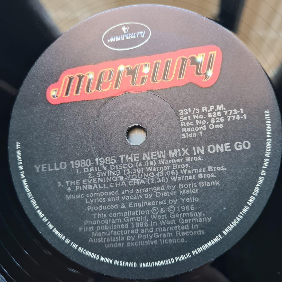 Yello – 1980 to 1985 The New Mix In One Go - 1986 - Vinyl Record 2LP - Sound Hound Records