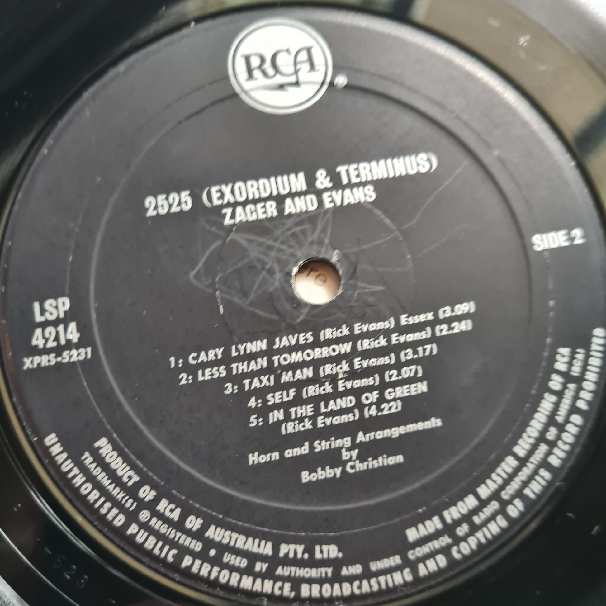 Zager & Evans – 2525 (Exordium & Terminus) - 1969 - Vinyl Record LP - Sound Hound Records