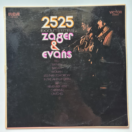 Zager & Evans – 2525 (Exordium & Terminus) - 1969 - Vinyl Record LP - Sound Hound Records