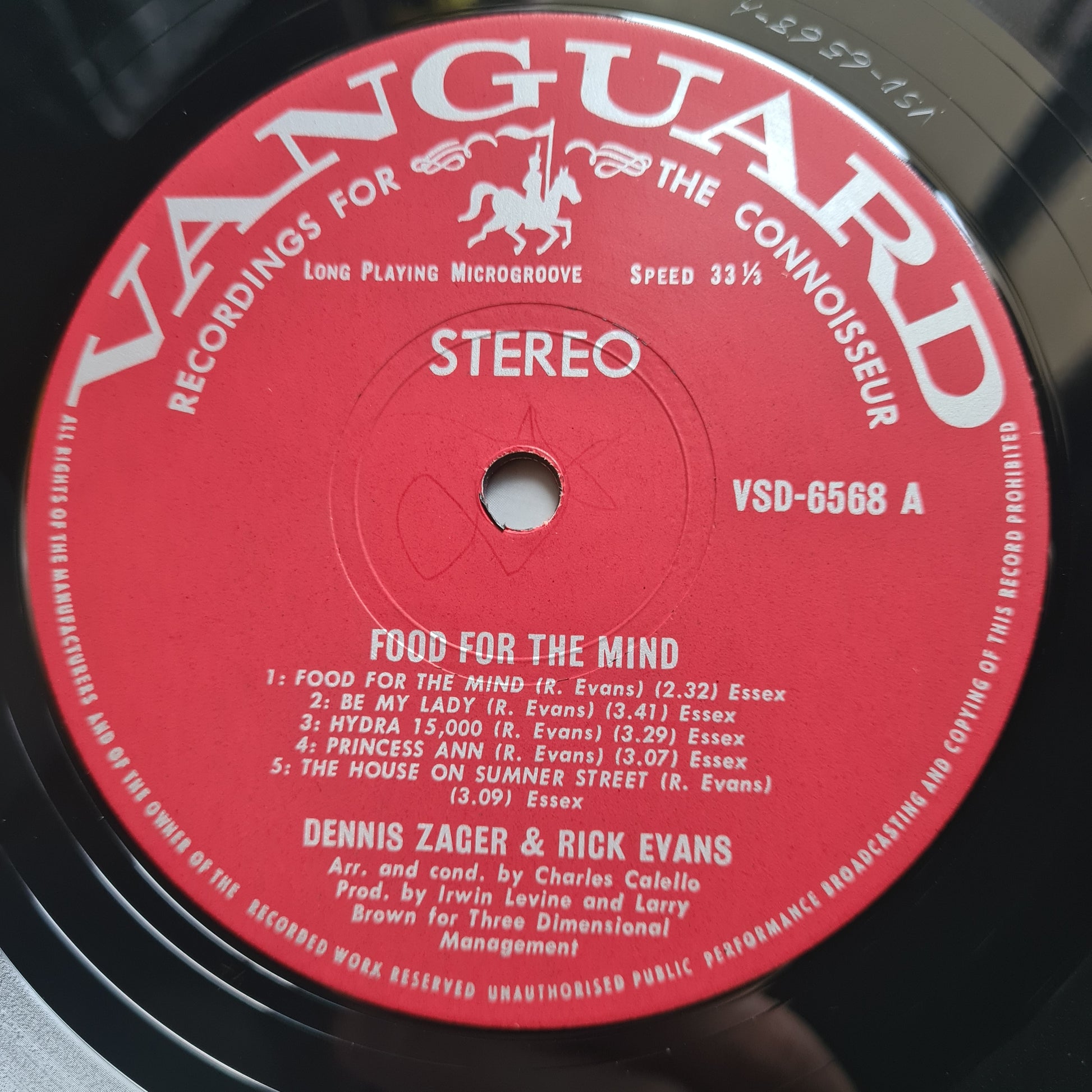 Zager & Evans – Food For The Mind - 1971 - Vinyl Record LP (near mint) *RARE* - Sound Hound Records