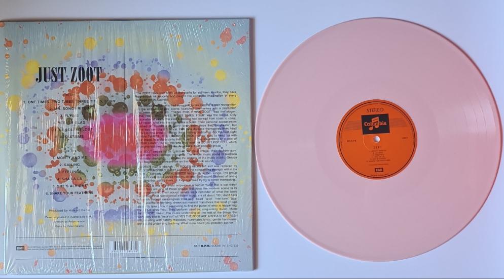 Zoot – Just Zoot - 1971 (2019 Repress 180g Pink Vinyl) - Vinyl Record LP - Sound Hound Records