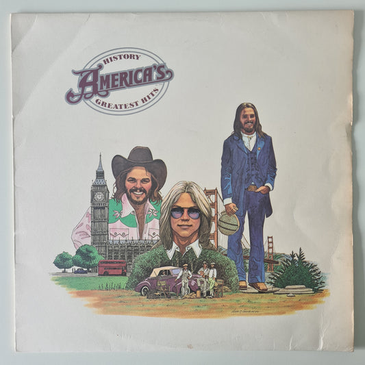 America – History: America's Greatest Hits - 1975 (Late 70's Australian Reissue) - Vinyl Record LP
