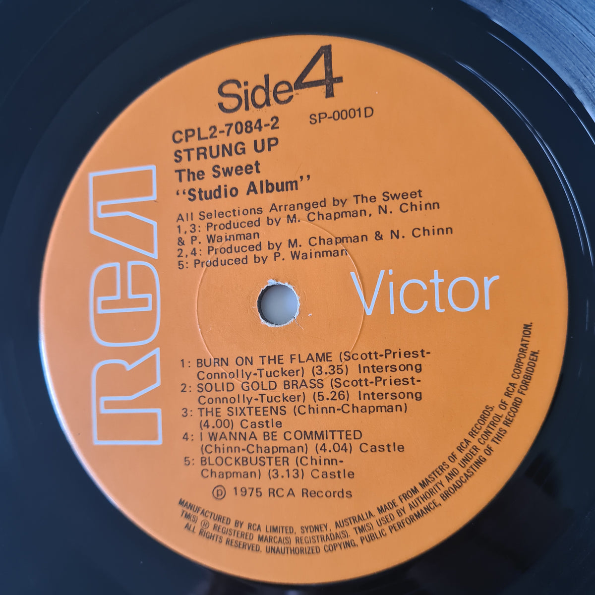 Sweet – Strung Up (Studio Album/ Live Album) - 1975 - Vinyl Record 2LP