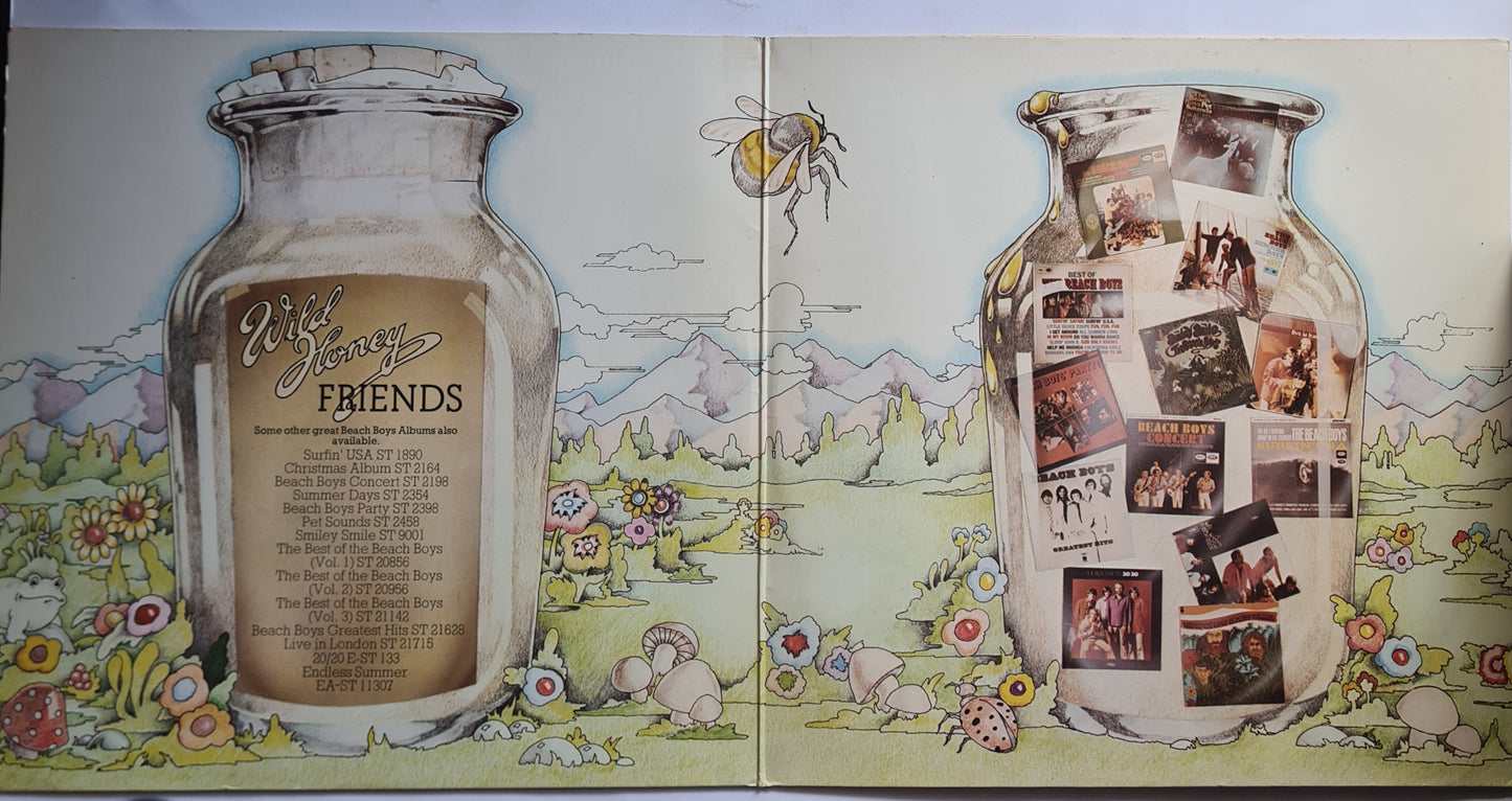 The Beach Boys – Wild Honey / Friends - 1975 (UK Gatefold Pressing) - 2LP Vinyl Record