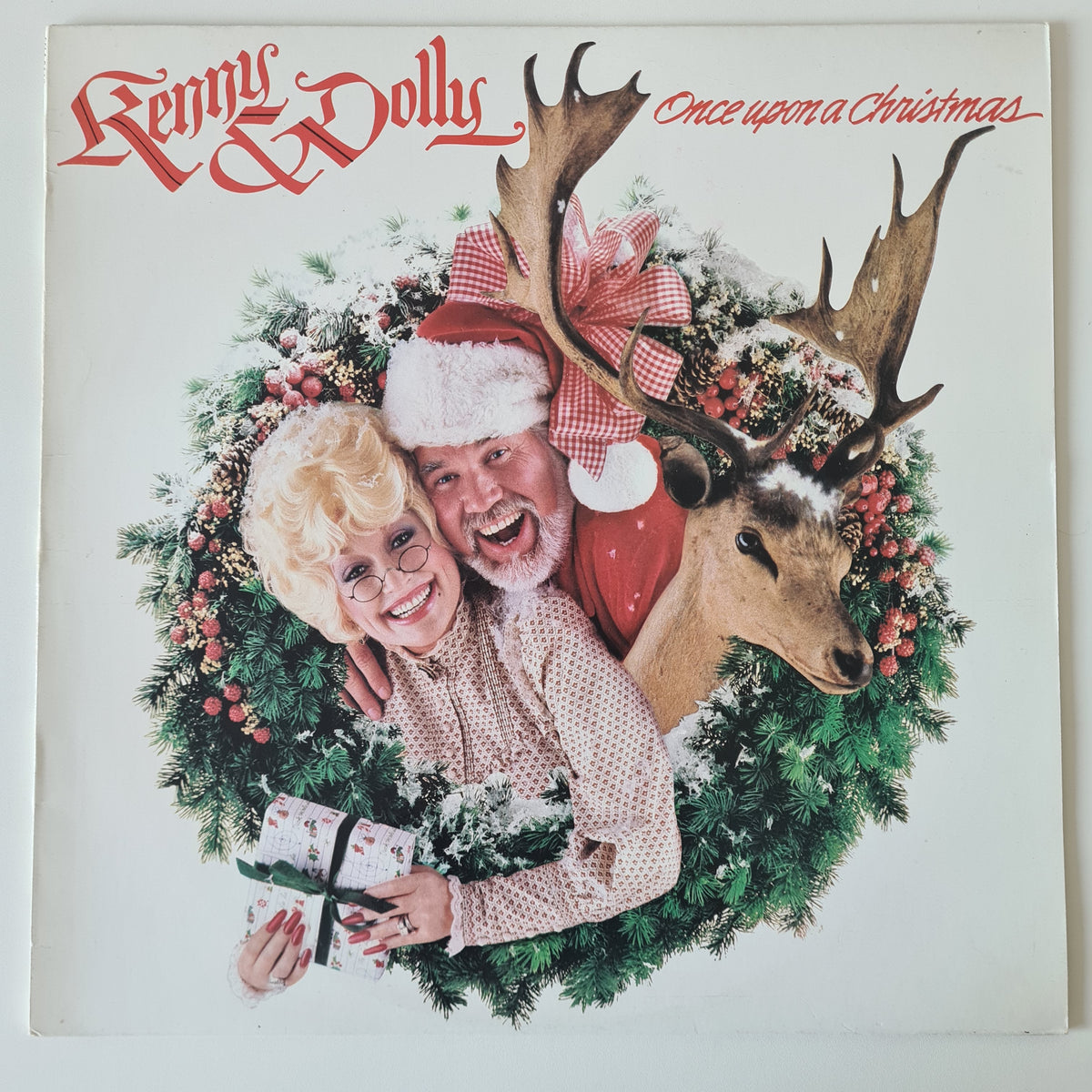Kenny Rogers & Dolly Parton - Once Upon A Christmas - 1984 - Vinyl Record LP