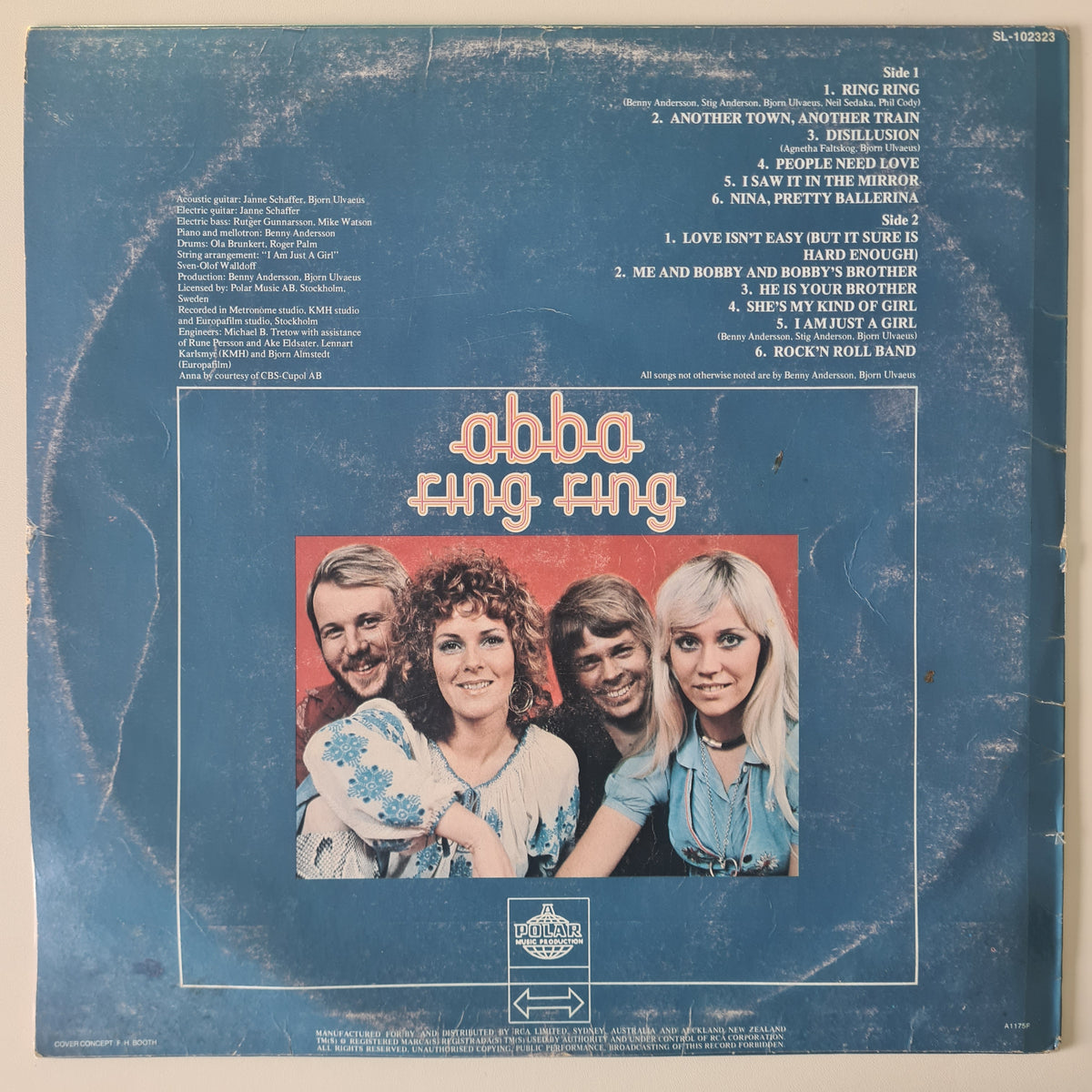 ABBA – Ring Ring - 1973 (1975 Australian Pressing)- Vinyl Record LP