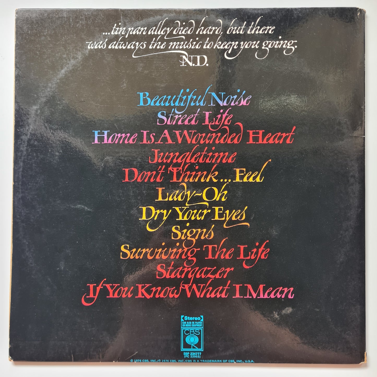 Neil Diamond - Beautiful Noise - 1976 - Vinyl Record LP