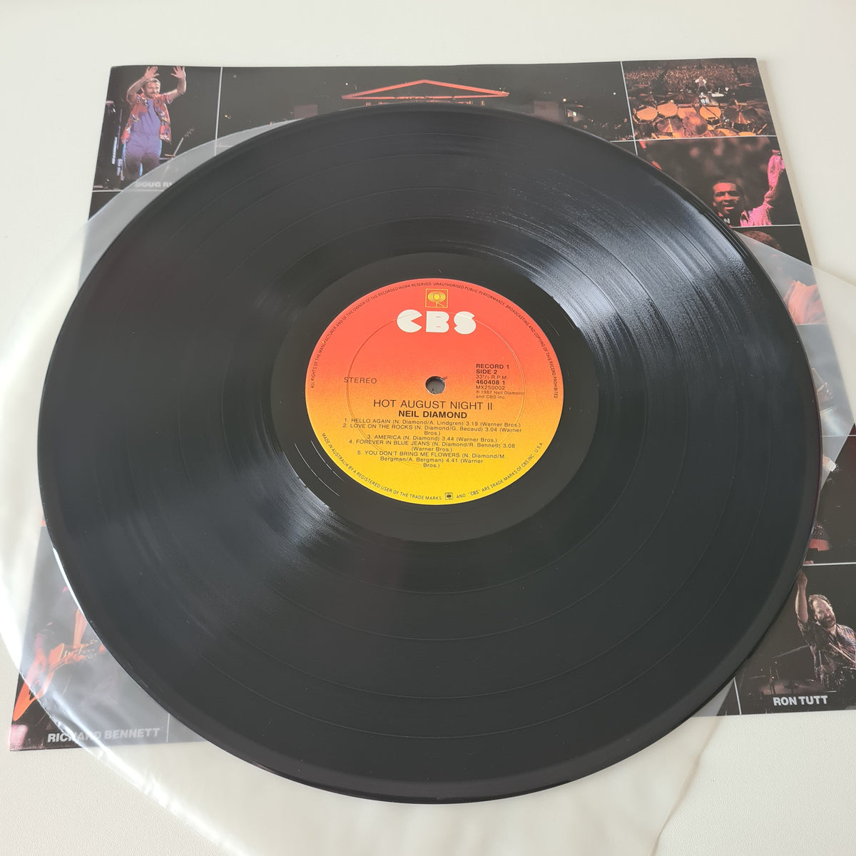 Neil Diamond – Hot August Night II - 1987 - Vinyl Record 2LP (Excellent)