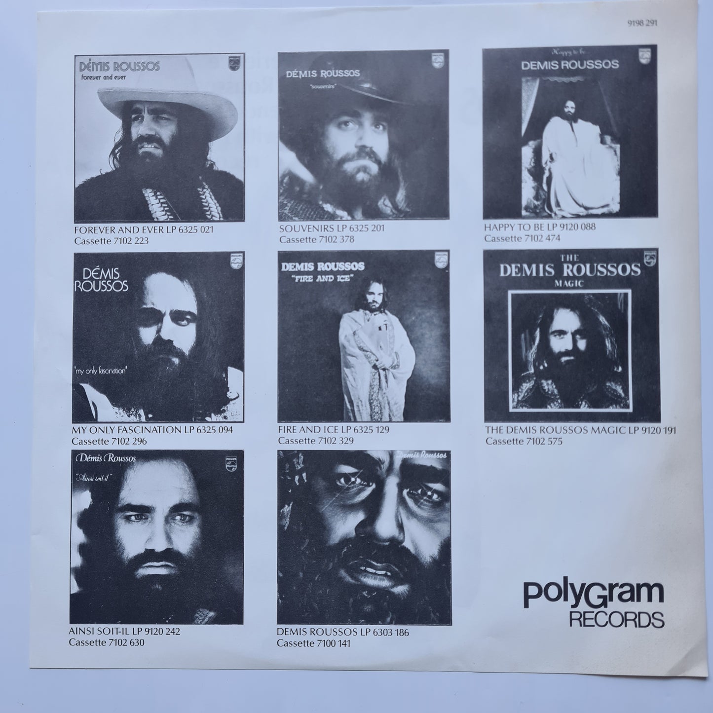 Demis Roussos  – The Roussos Phenomenon - 1979 (Greatest Hits)- Vinyl Record LP