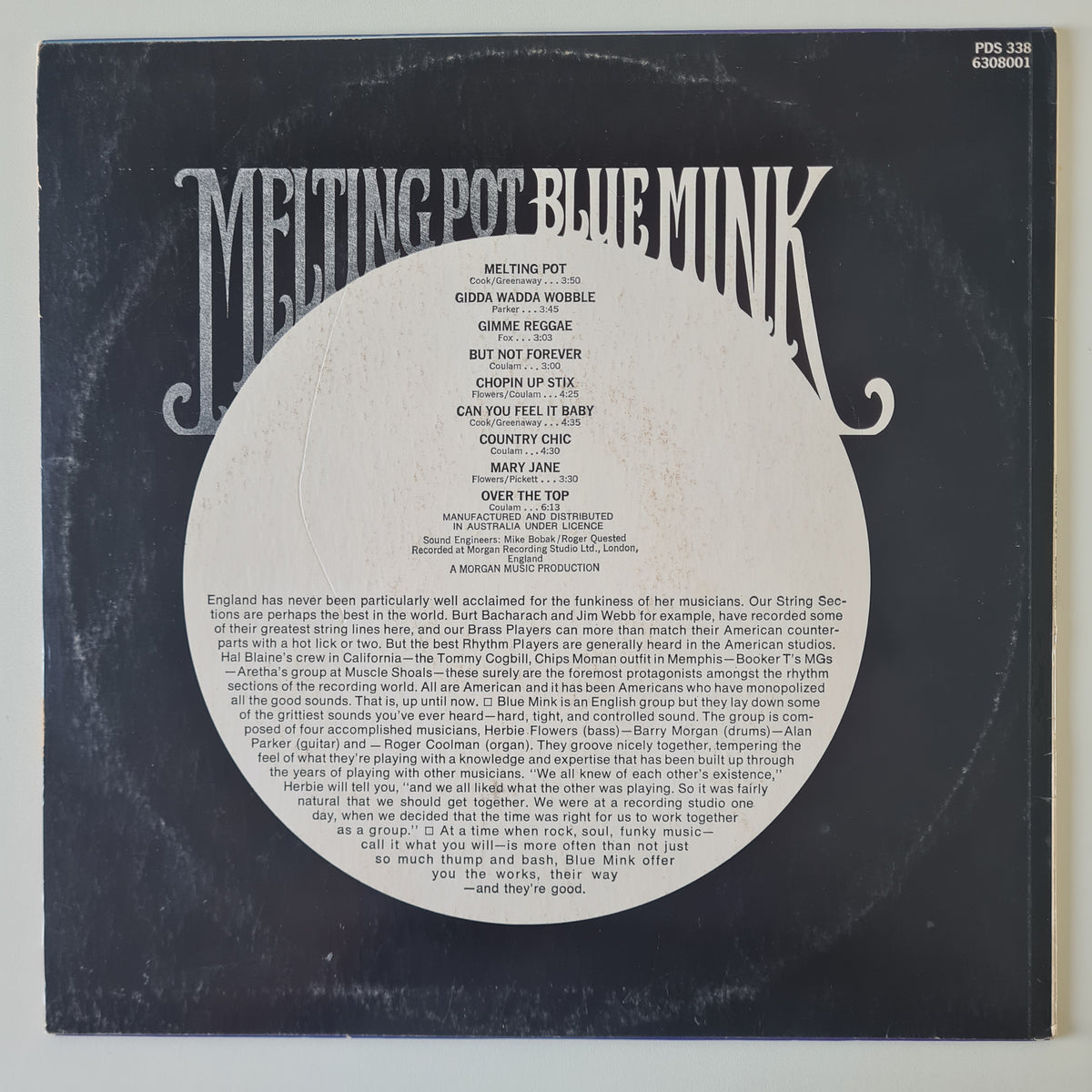Blue Mink – Melting Pot - 1970 - Vinyl Record LP