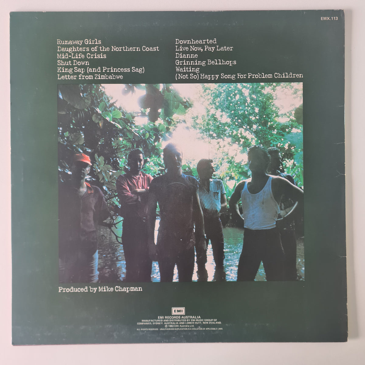 Australian Crawl – Sons Of Beaches - 1982 - Vinyl Record LP