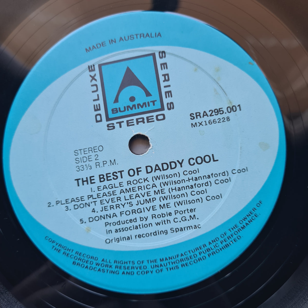 Daddy Cool – The Best Of Daddy Cool - 1972 - Vinyl Record LP