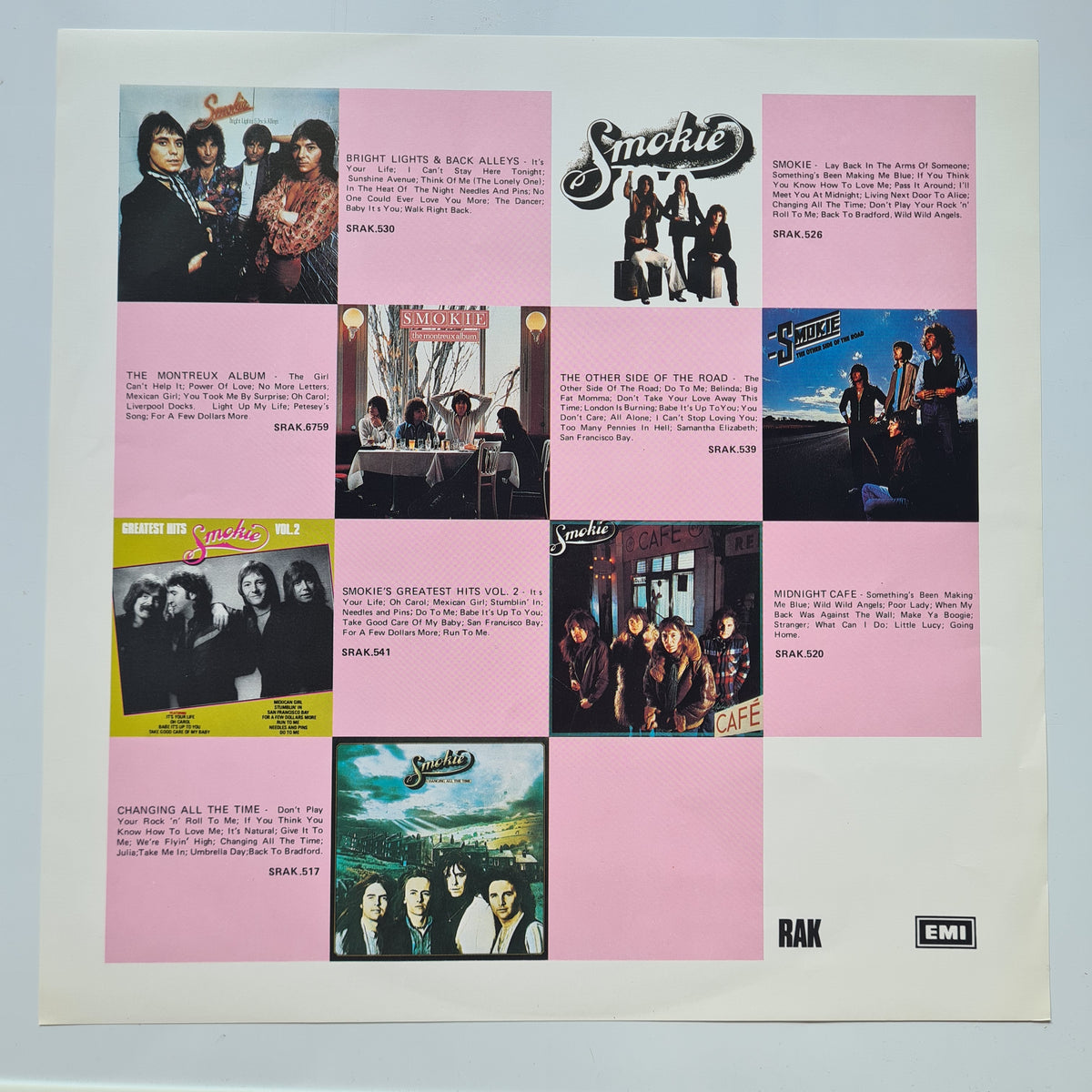 Smokie – All The Best (Greatest Hits) - 1981 - Vinyl Record LP