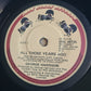 George Harrison – All Those Years Ago - 1981 - Vinyl Record 7" Single - 45 RPM