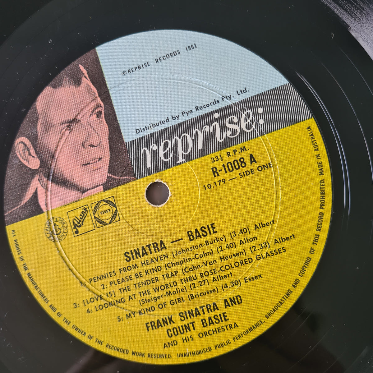 Frank Sinatra & Count Bassie – Sinatra-Basie - 1962 (First MONO Australian Pressing) - Vinyl Record LP