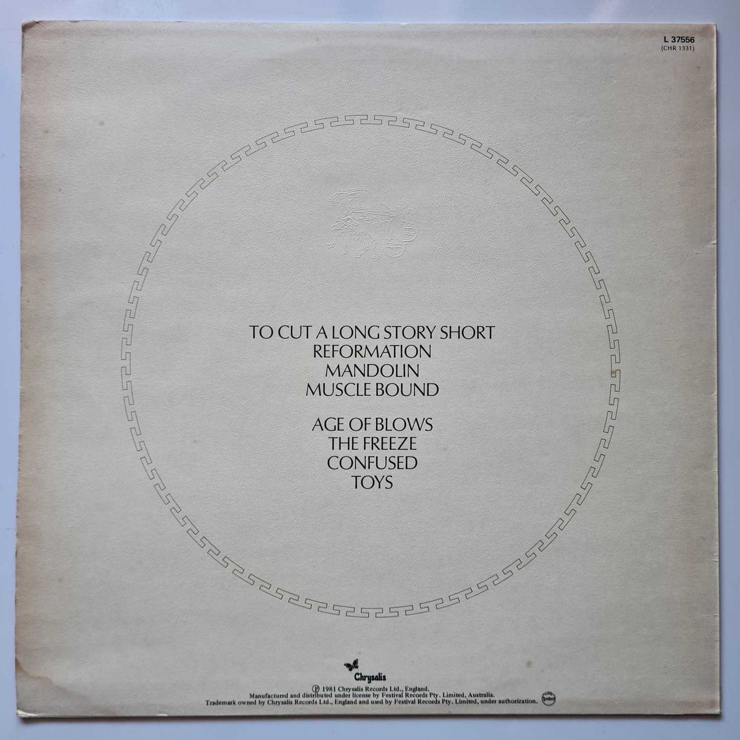 Spandau Ballet - Journeys To Glory (Debut Album) - 1981 - Vinyl Record LP