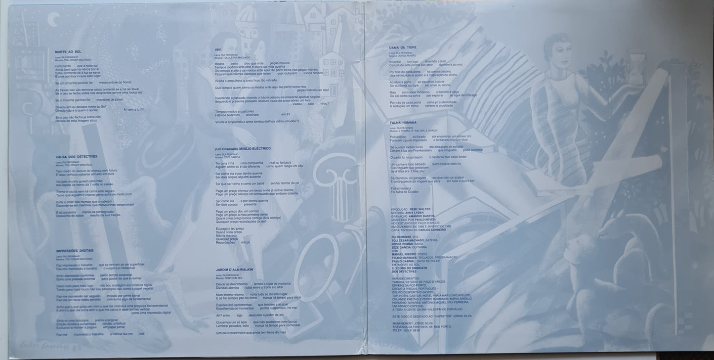 GNR – Valsa Dos Detectives - 1989 (Portuguese Pressing) - Vinyl Record LP