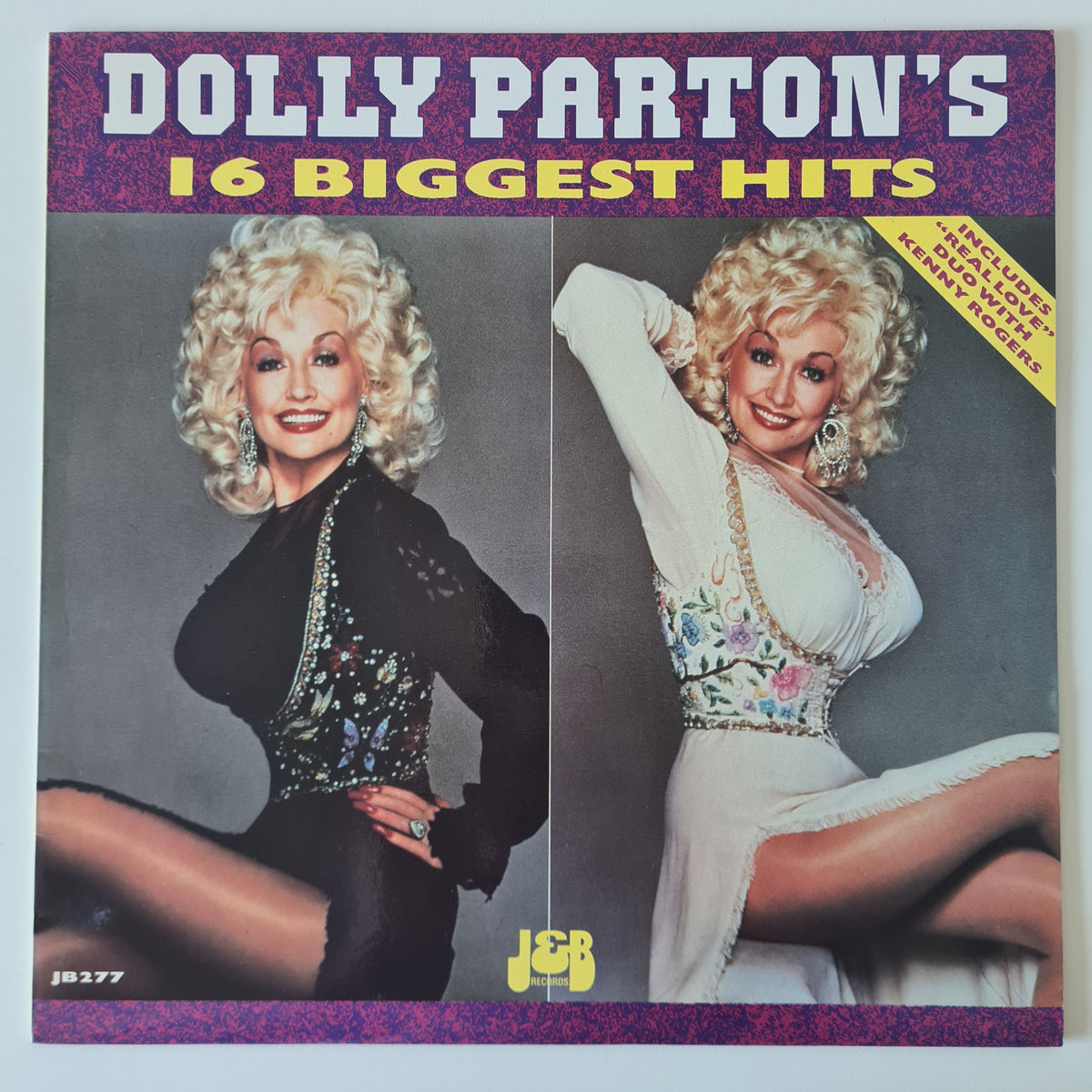 Dolly Parton - Dolly Parton's 16 Biggest Hits - 1986 (Australian / NZ Only Pressing) - Vinyl Record LP (Excellent)