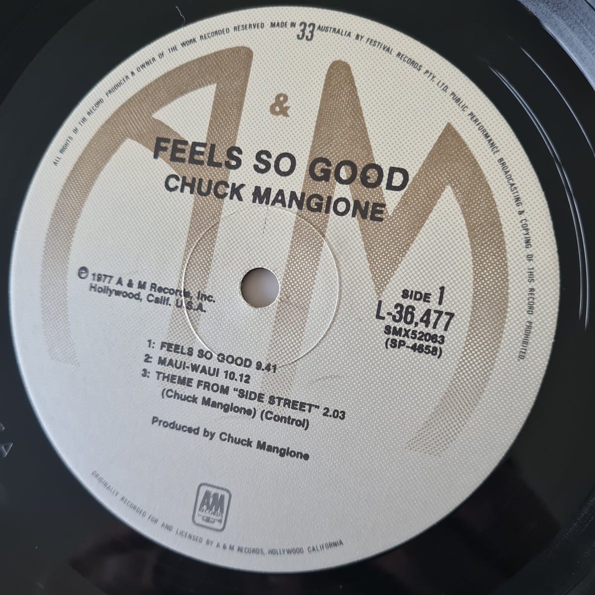 Chuck Mangione – Feels So Good - 1977 - Vinyl Record LP (near mint)