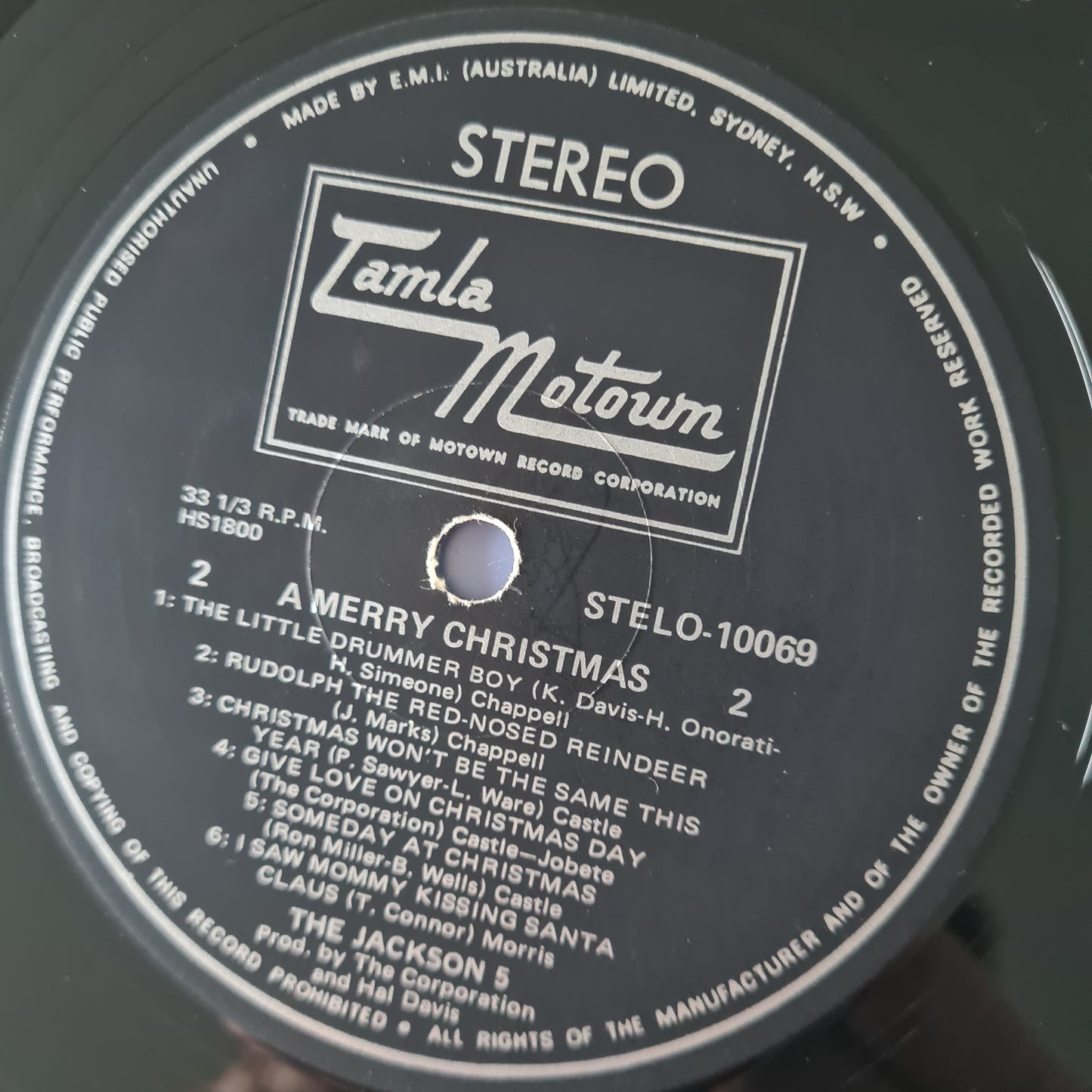 The Jackson 5 – A Merry Christmas From The Jackson 5 - 1970 (1973 Australian Pressing) - Vinyl Record LP