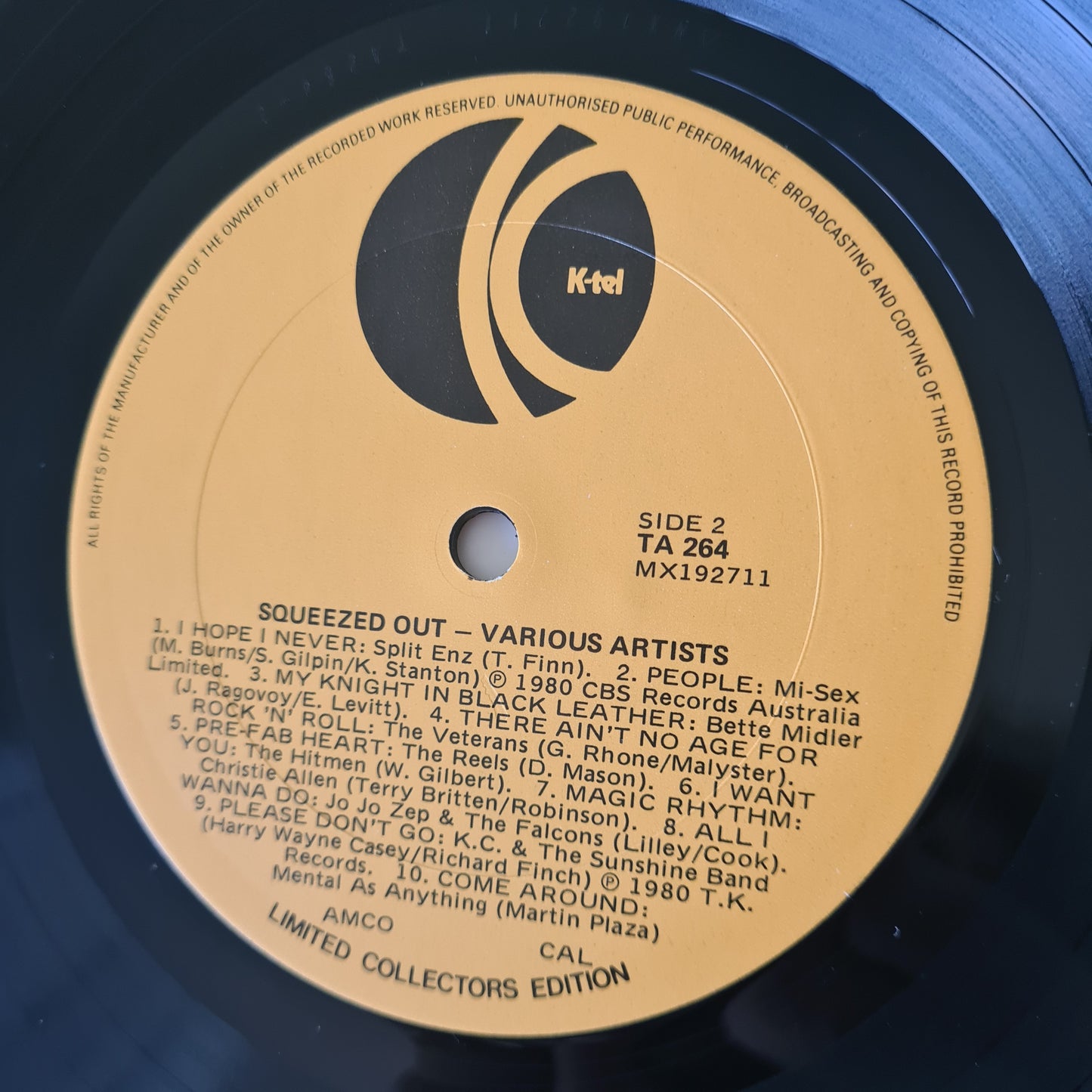 Various Artists - Squeezed Out - 1980 - Vinyl Record LP (near mint)