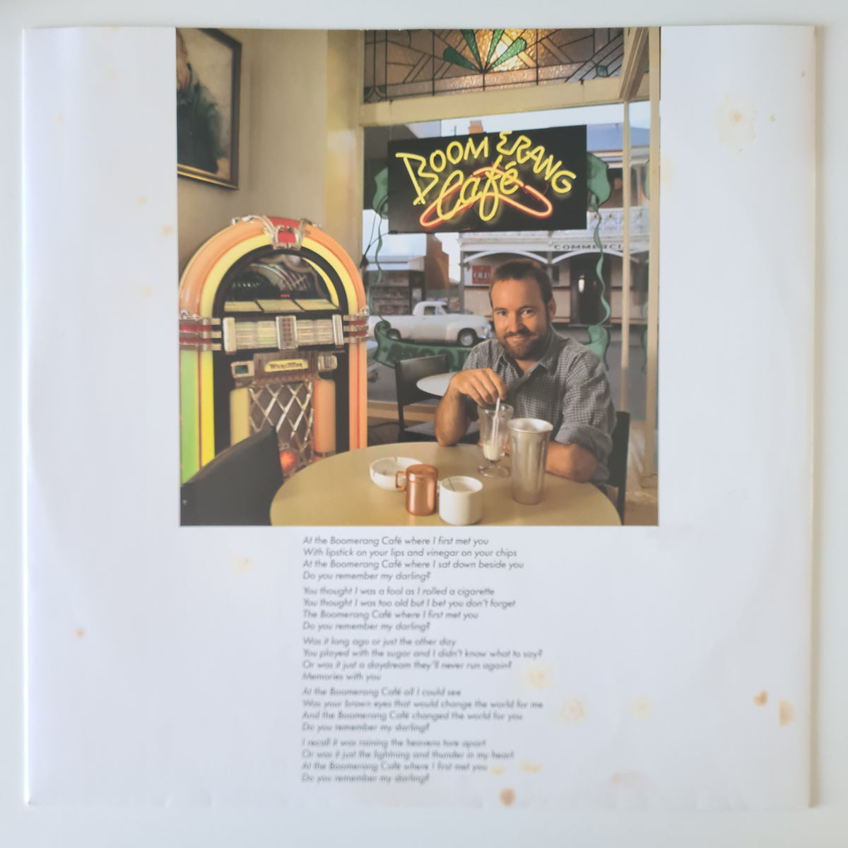 John Williamson - Boomerang Café - 1988 - Vinyl Record LP