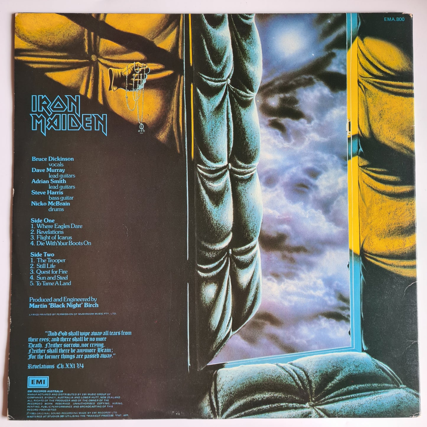 Iron Maiden – Piece Of Mind - 1983 (Gatefold) - Vinyl Record LP (Excellent)