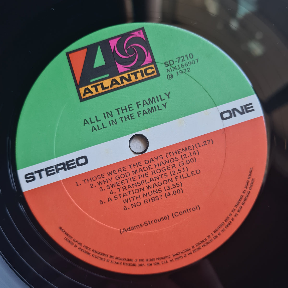 All In The Family Cast – All In The Family - 1971 (1972 Australian Pressing) - Vinyl Record LP