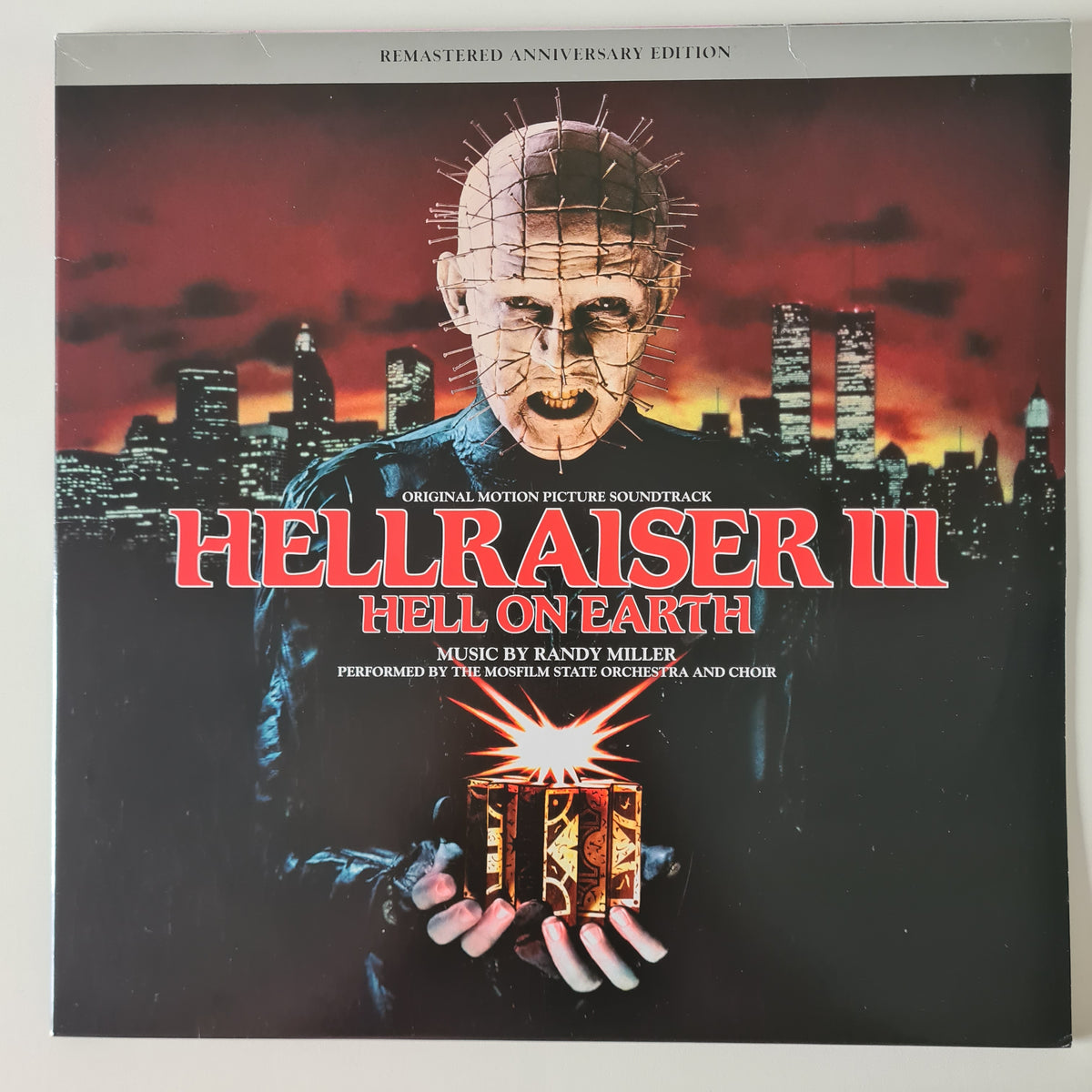 Randy Miller – Hellraiser III: Hell On Earth (Original Motion Picture Soundtrack) - 1992 (2019 USA Blood Red Vinyl Pressing)- Vinyl Record 2LP