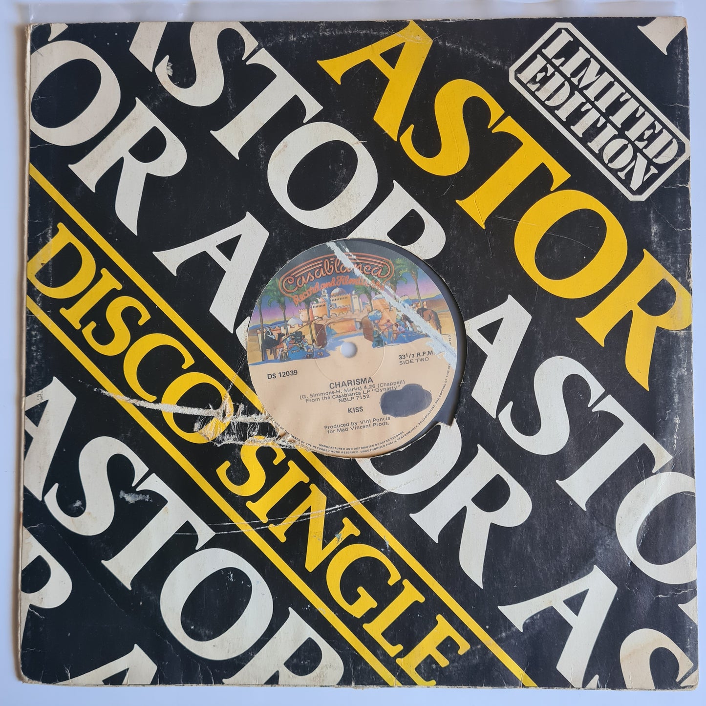KISS –  I Was Made For Lovin' You (Disco Mix) - 1979 (Limited Edition 12" Single) Vinyl Record Maxi Single *SEE DESCRIPTION*