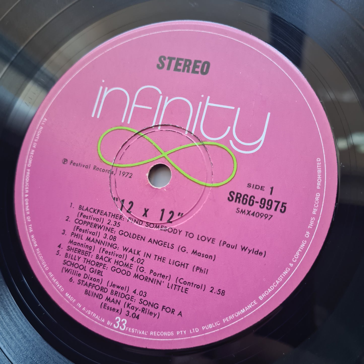 Various – 12 X 12 : Great Artists, Great Hits (Australian Artist Compilation) - 1972 - Vinyl Record LP