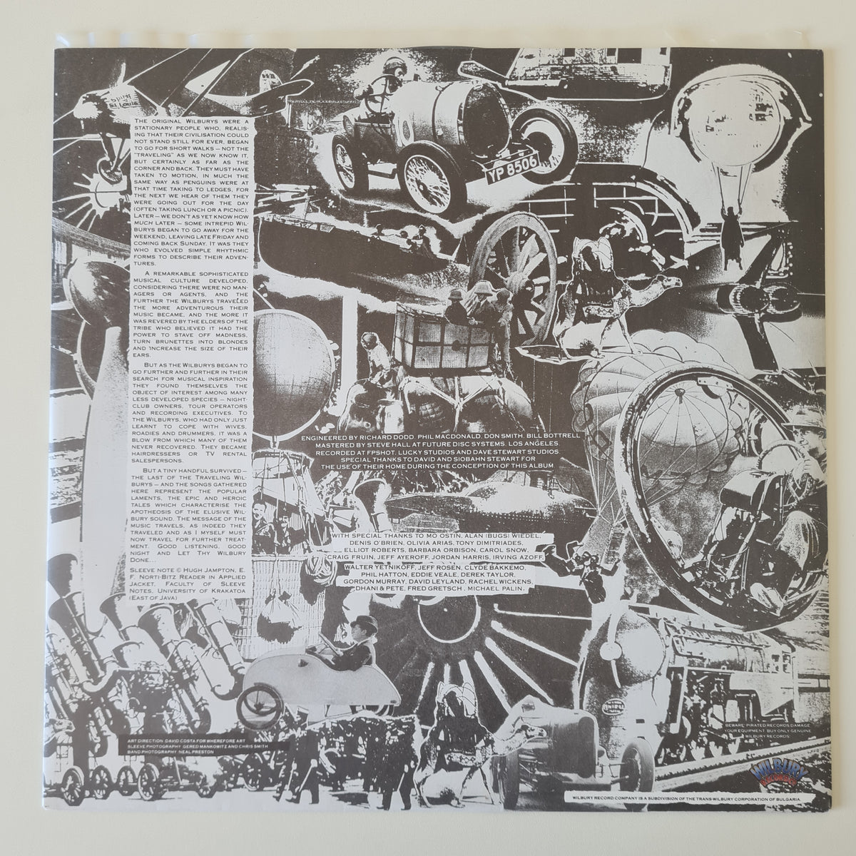 Traveling Wilburys – Volume 1 - 1988 (George Harrison, Tom Petty, Roy Orbison, Bob Dylan, Jeff Lynne) - Vinyl Record LP