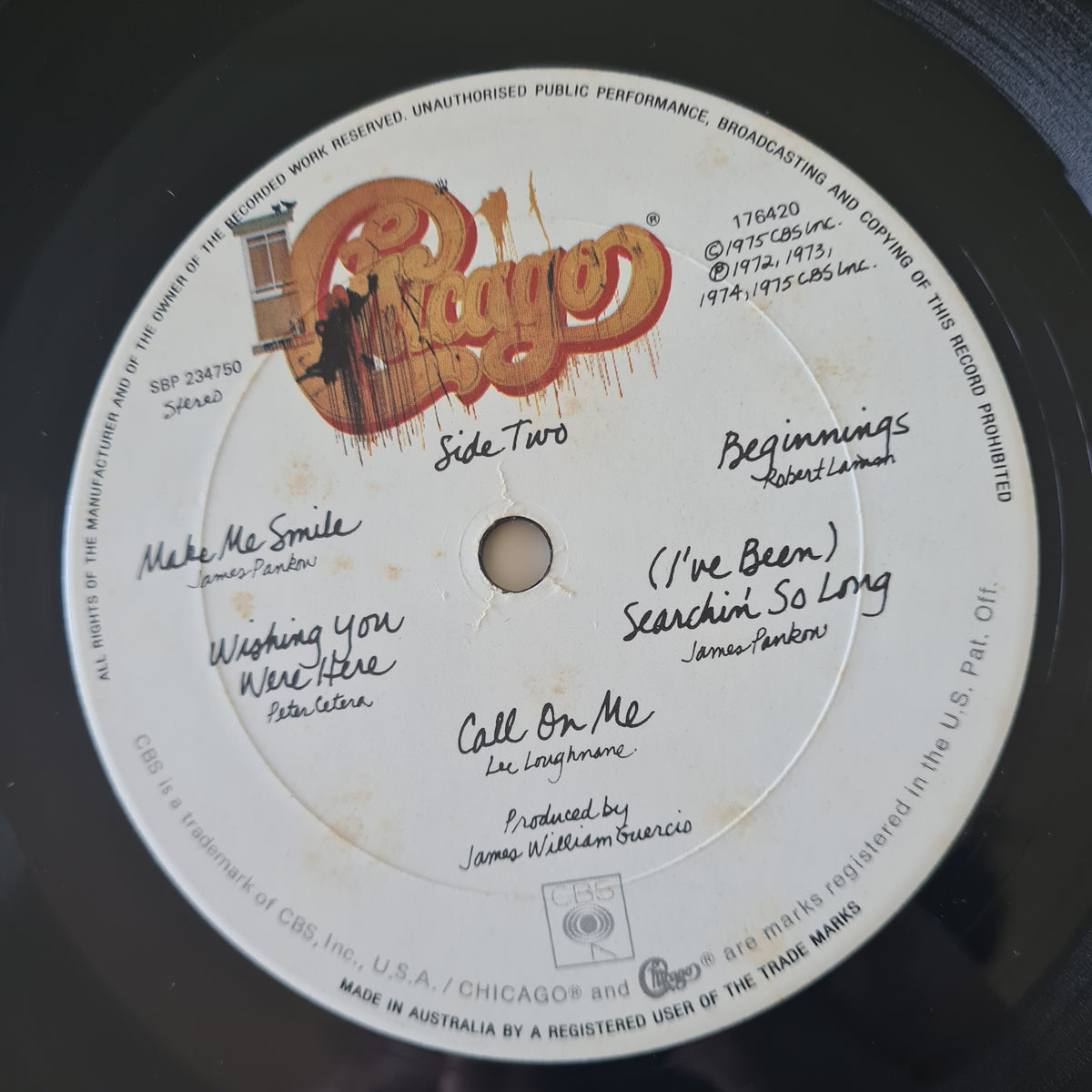 Chicago – Chicago IX - Chicago's Greatest Hits - 1975 - Vinyl Record LP