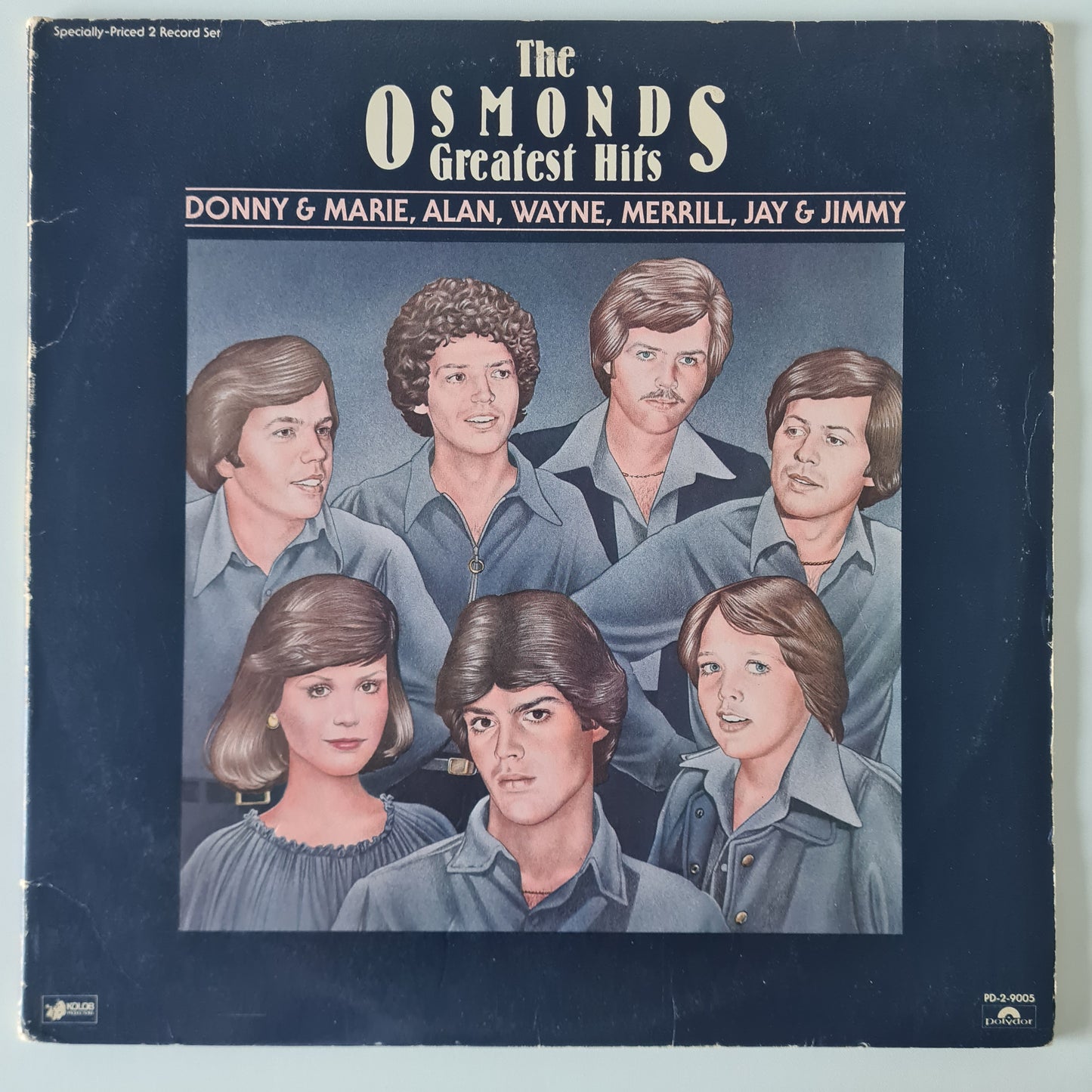 The Osmonds – The Osmonds Greatest Hits - 1977 - Vinyl Record 2LP