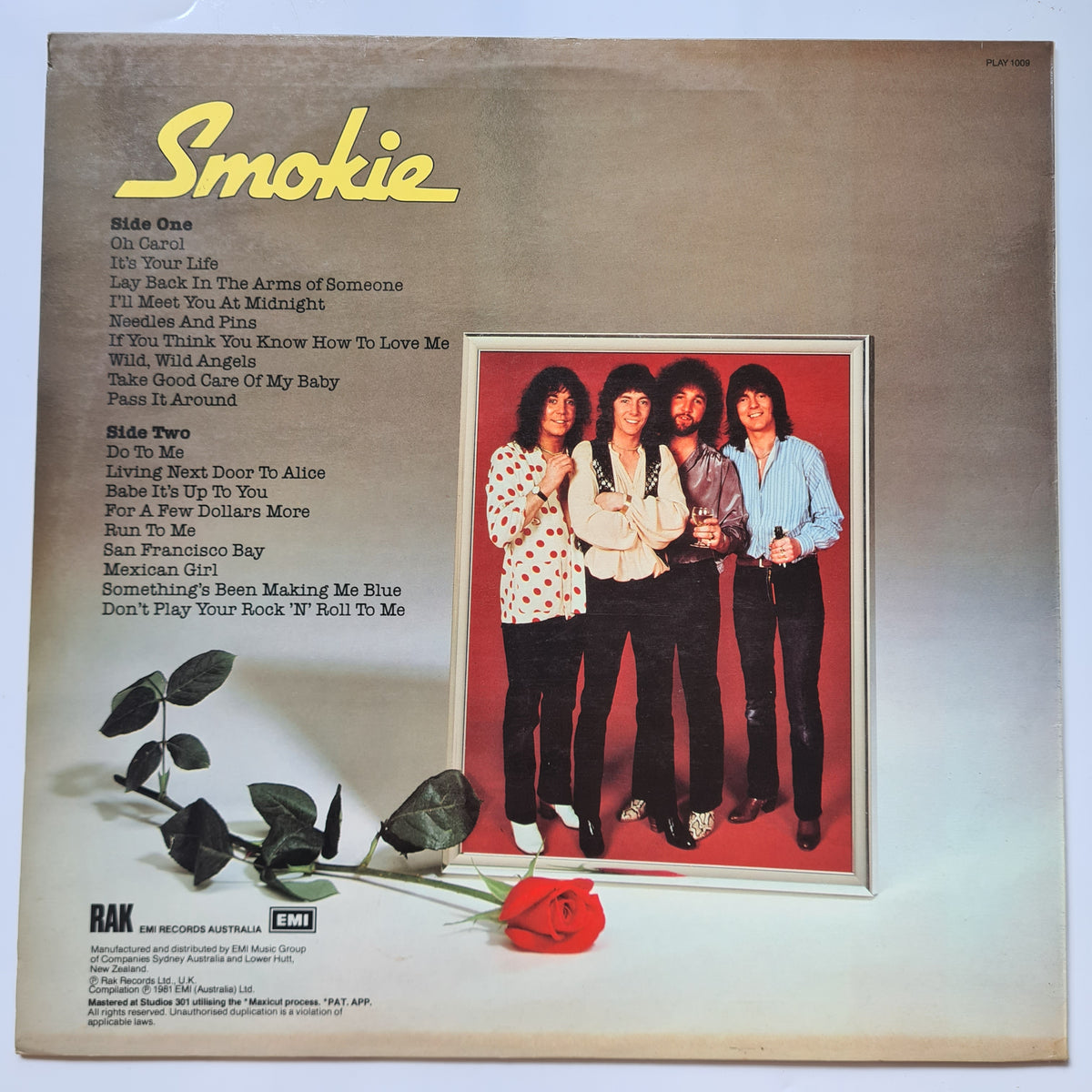 Smokie – All The Best (Greatest Hits) - 1981 - Vinyl Record LP