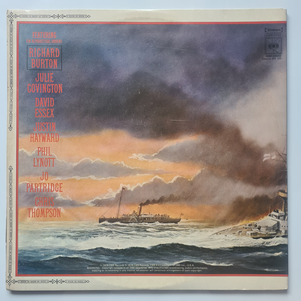 Jeff Wayne – Jeff Wayne's Musical Version Of The War Of The Worlds - 1978 (Gatefold) - Vinyl Record 2LP with booklet